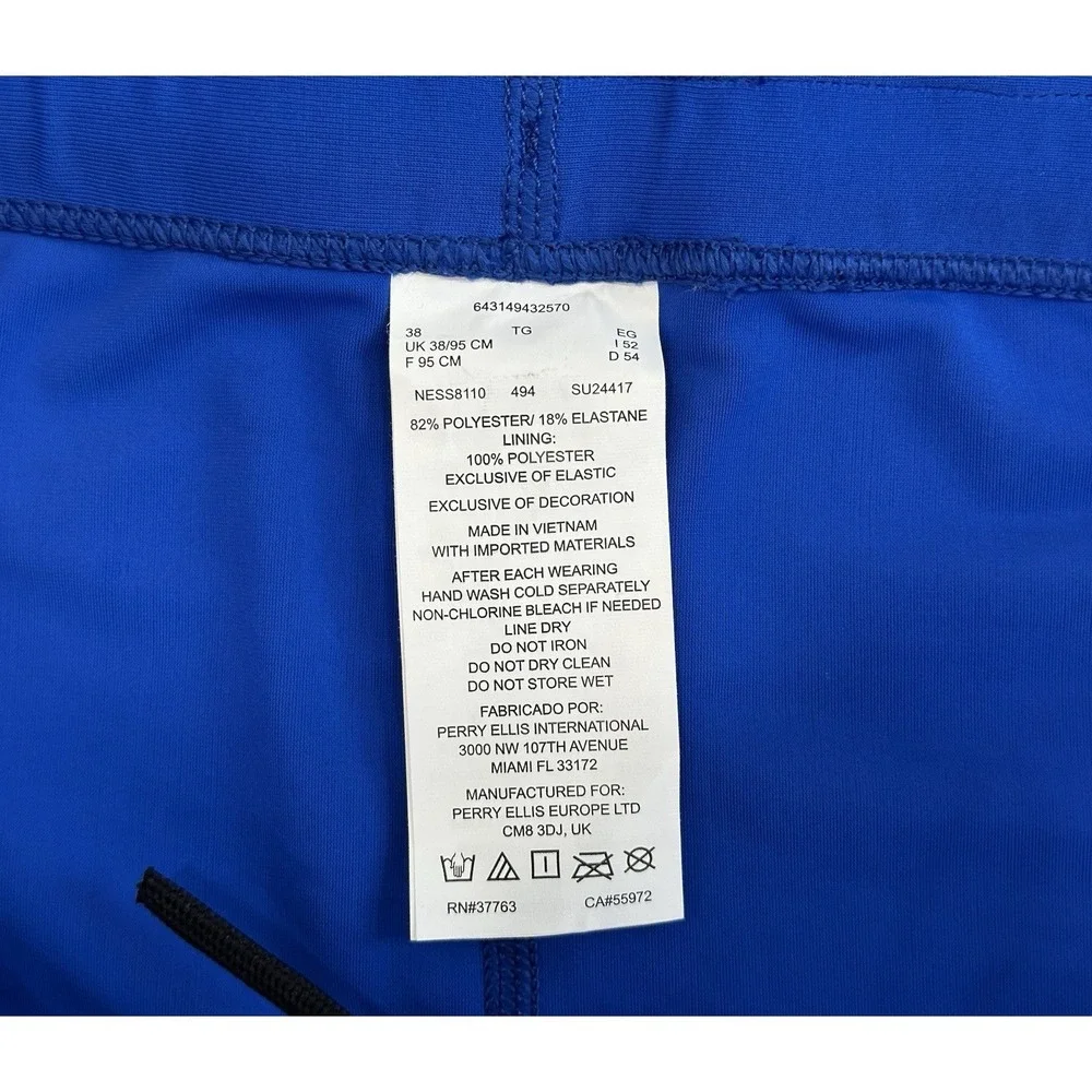 NIKE PERFORMANCE SWIMWEAR BLUE NESS8110- 494 SIZE 38 NWT‎